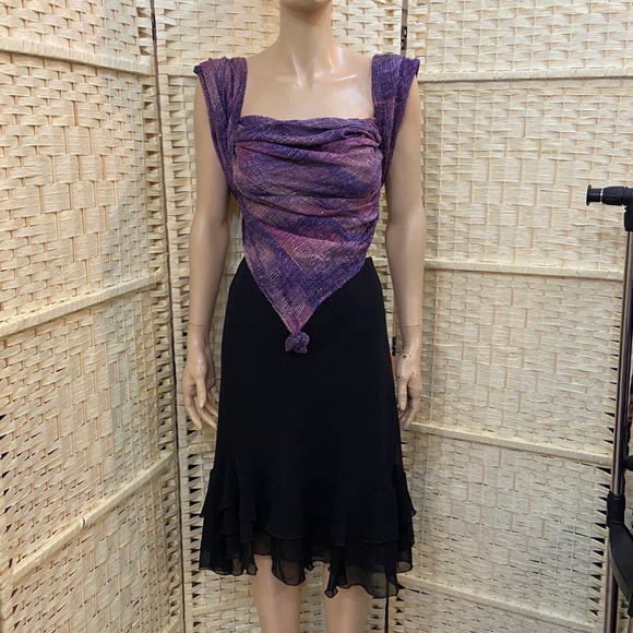 Narda's Purple, Shimmer, Knitted Shawl, Wrap, Scarf. etc - Picture 8 of 8